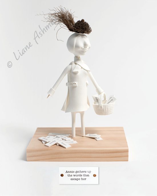 Annie gathers up the words that escape her