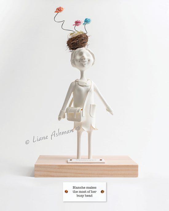 Blanche makes the most of her busy head