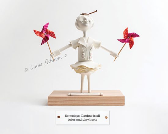 Somedays, Daphne is all tutus and pinwheels