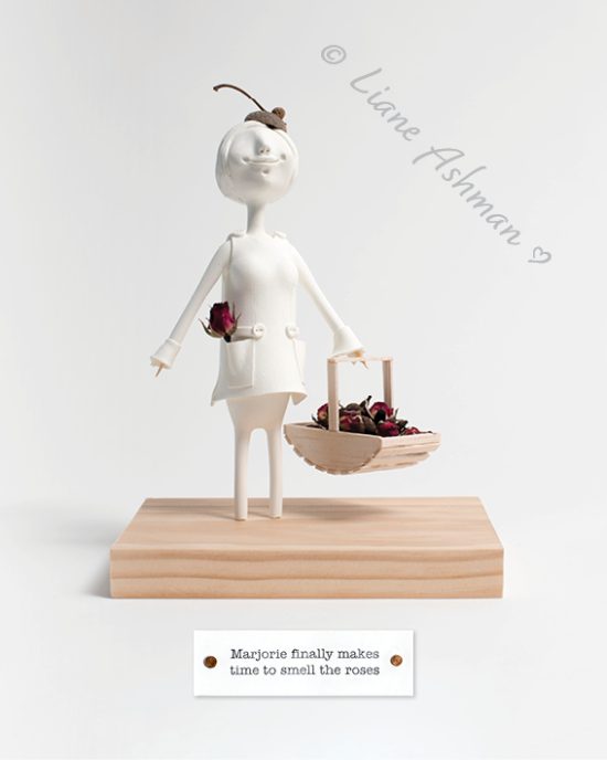 Marjorie makes time to smell the roses